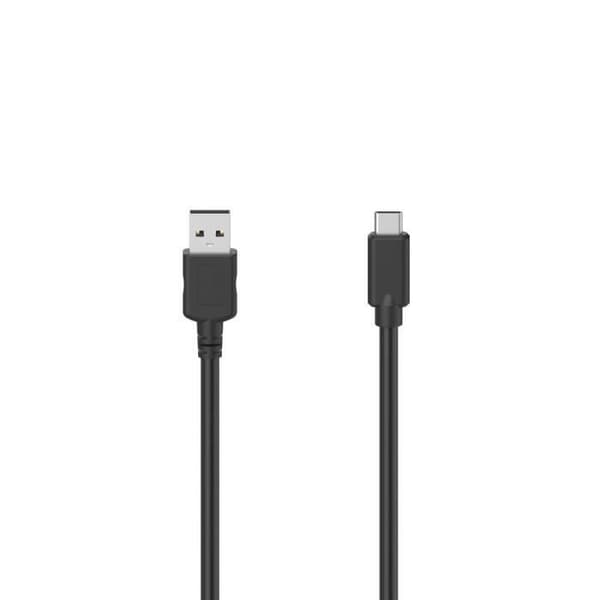 USB-kabel - HAMA - USB-C till USB-A - 0,75 m - USB 2.0 - 480 Mbit/s