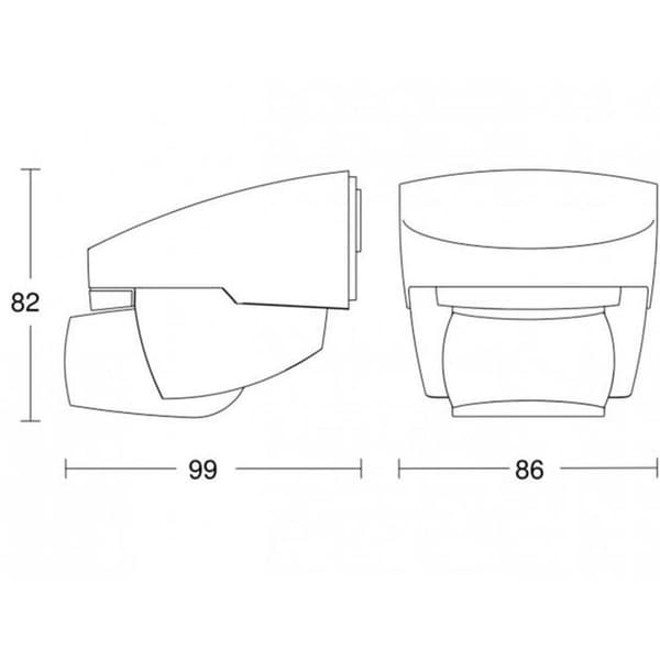 Steinel Black IS 140-2 infraröd rörelsesensor