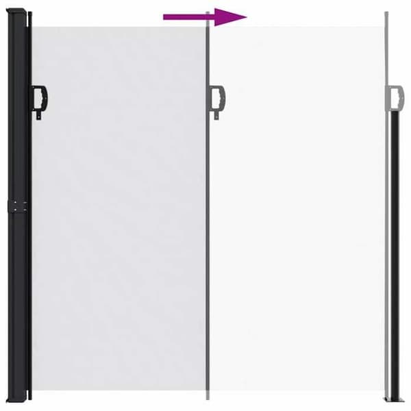vidaXL Retractable sidoventil vit 200x300 cm 4004361