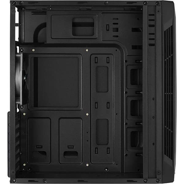 PC-fodral - Aerocool - Split 0,000000 - Svart - Midi-torn - Fläkt 120 mm
