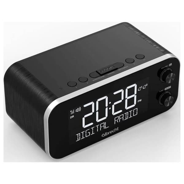 Albrecht DR 455 Klockradio DAB+, FM väckfunktion svart