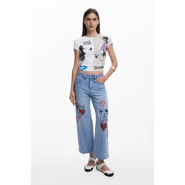 T-shirt dam Desigual Mickey