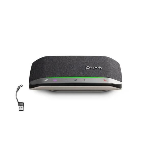 USB-C/A-adapter - HP - Poly Sync 20 - För högtalare - Svart - Trådbunden anslutning