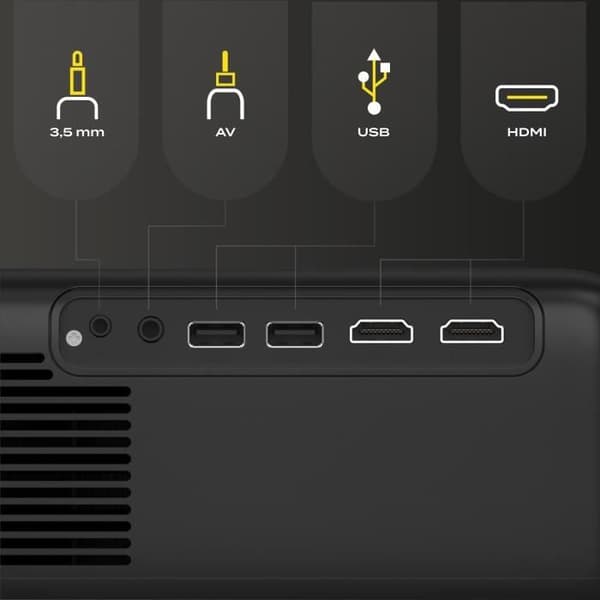 Videoprojektor - OVERMAX - Multipic 4.2 - Full HD - 4500 Lumen - WiFi - 200’’