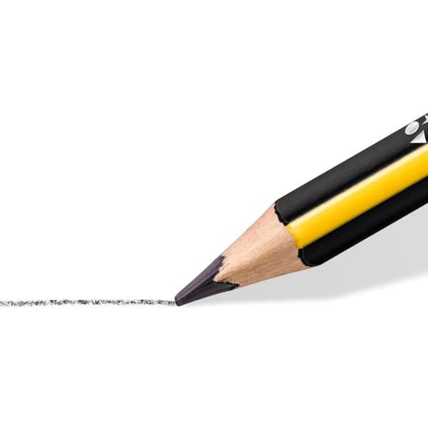 Färgpennor grafit jumbo triangulär - Staedtler - 119 - Stift HB - Ask med 12 - Ergonomisk