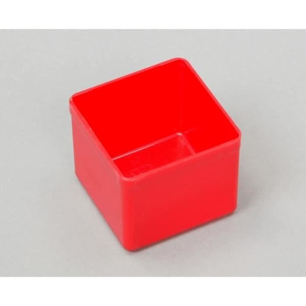 Förvaringslåda - ALLIT - H45mm 5,4x5,4cm - Röd - Polystyren