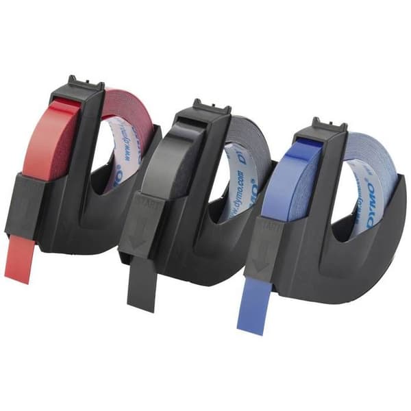 Rubaner 3D - DYMO - Assorterade - 9 mm x 3 m - Blank finish - Utomhusresistenta