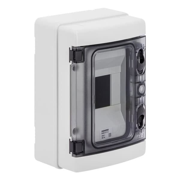 Elskåp - SIEMENS - 8GB13710 - IP65 - Utomhus - 1 rad - 4 moduler