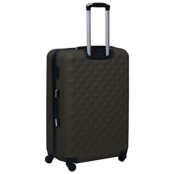 vidaXL Hardside Bagage Set 3 st Antracit ABS 92417