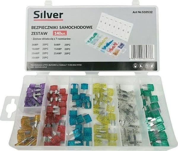 Fusibel - Silver - 10532 - Argent - 130 st - 3-30A