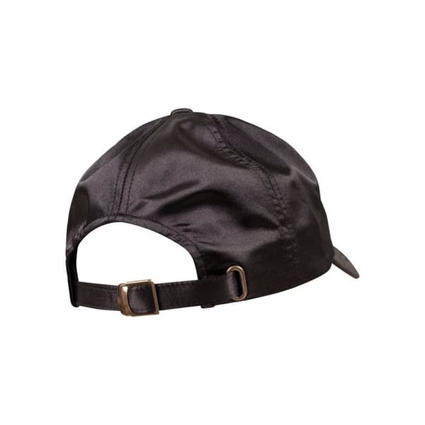 Kepa - Flexfit - Låg profil Satin - Svart - 100% Polyester - Klassisk stil
