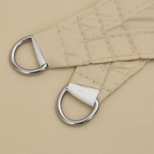 vidaXL Parasol Sail Oxford Tyg Rektangulär 2,5x5 m Beige