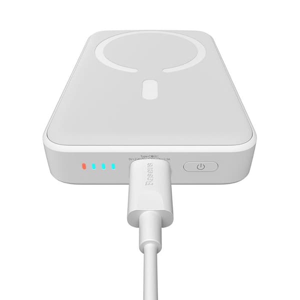 Externt batteri - BASEUS - Magnetisk Mini (PPCX070002) - 10000mAh - USB-C - MagSafe