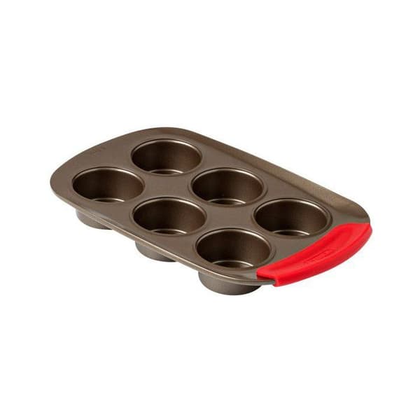 Muffinsform - PYREX - 1452001 - Rund - I kolstål - Non-stick - 6 hål