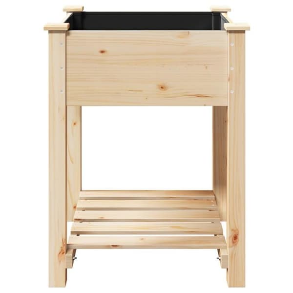 Planteringslåda - Massiv furu - 60x60x76 cm - Rektangulär - Inomhus/Utomhus