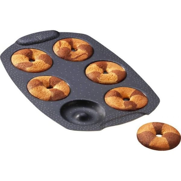 Donutform - TEFAL - PerfectBake Mini - 6 mini-donuts - 21 x 29 cm - Non-stick beläggning