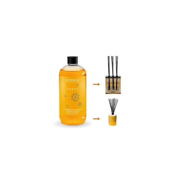Omladdning för doftbukett Ambre 500ml - Esteban