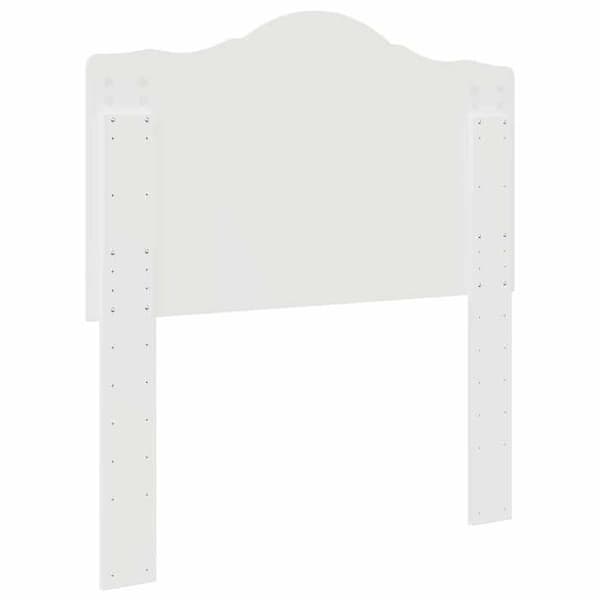 Sänggavel - VIDAXL - 78 x 3 x 100 cm - Blank vit - Ingenjörsträ - Nutida