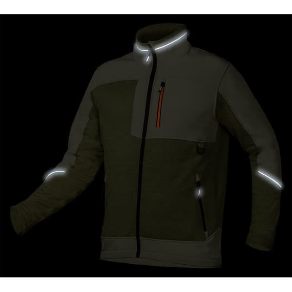 Sweat softshell UTOMHUS, grön, storlek L