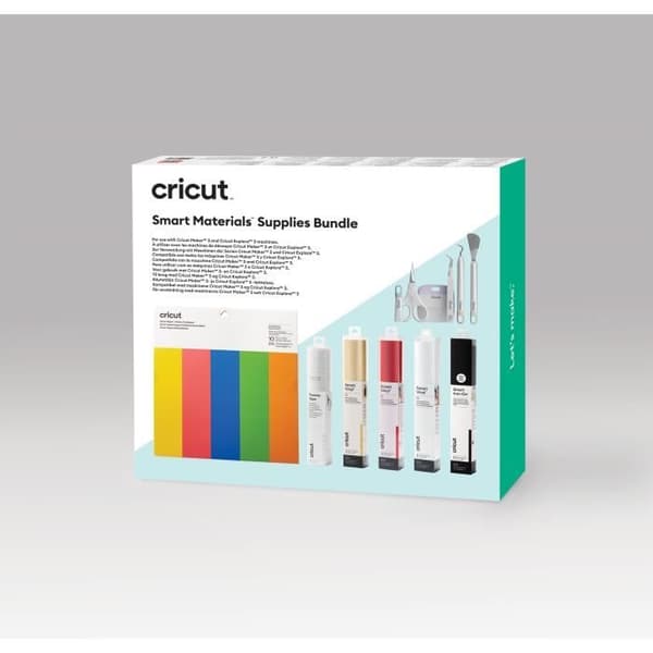Materialkit - Cricut - Smart Materials Pack - Vit - Blandad - Avancerad