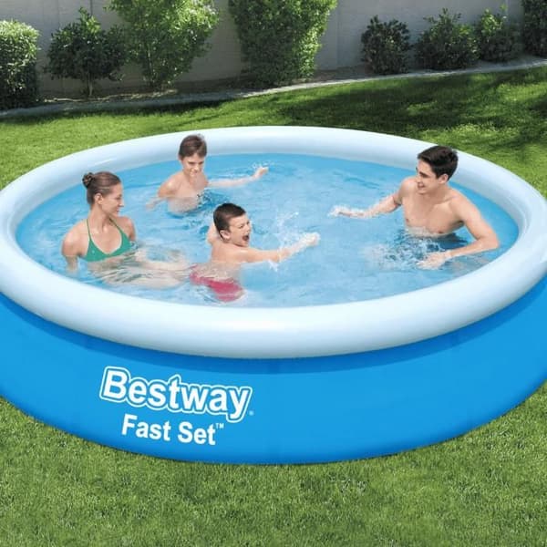 BESTWAY Fast Set Pools rund poolsats - Ø 366 x H 76 cm