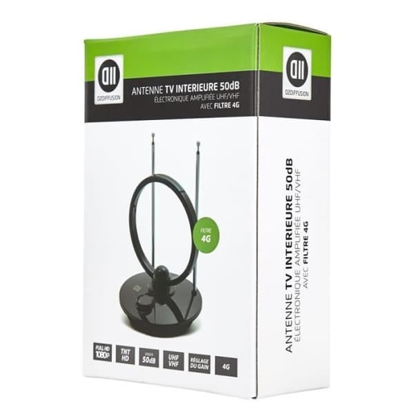Inomhusantenn 50 dB D2 Broadcast