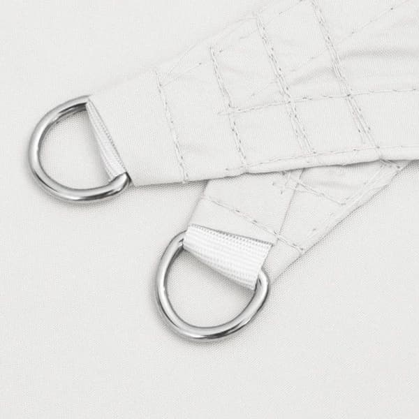 vidaXL Parasol Sail Oxford Tyg Triangulär 3x4x4 m Vit 135284