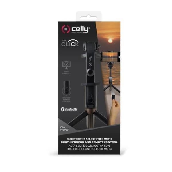 Celly Click Propod, Smartphone, Svart, Universal, 360°