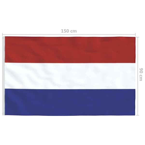 vidaXL holländska flaggan 90x150 cm