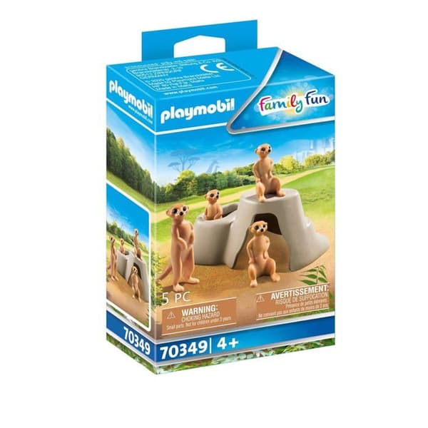 PLAYMOBIL - 70349 - Meerkats och rock