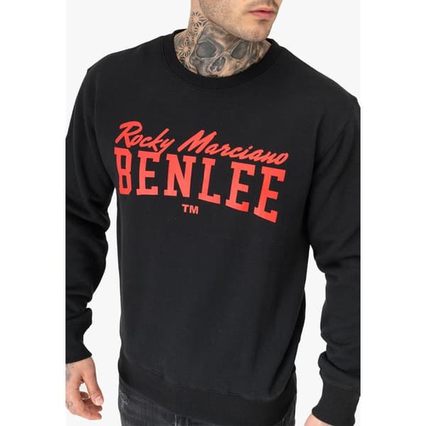 Sweatshirt med rund hals, regular fit Benlee Rinston