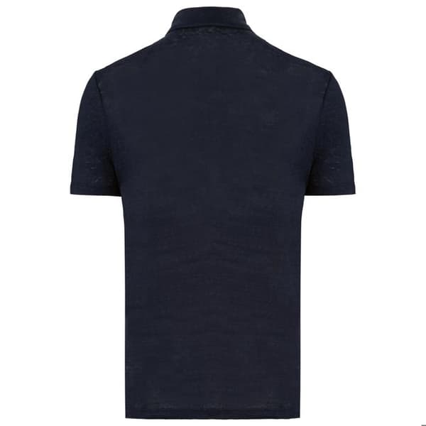 Polo i lin Spasso SP217 - marinblå