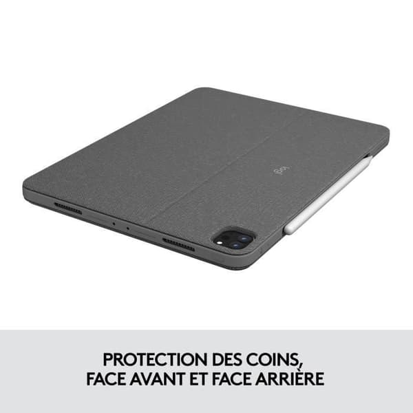 Tangentbord för Logitech COMBO TOUCH IPAD 11 surfplatta (1:a, 2:a, 3:e generationen) iPad Air 5:e generationen