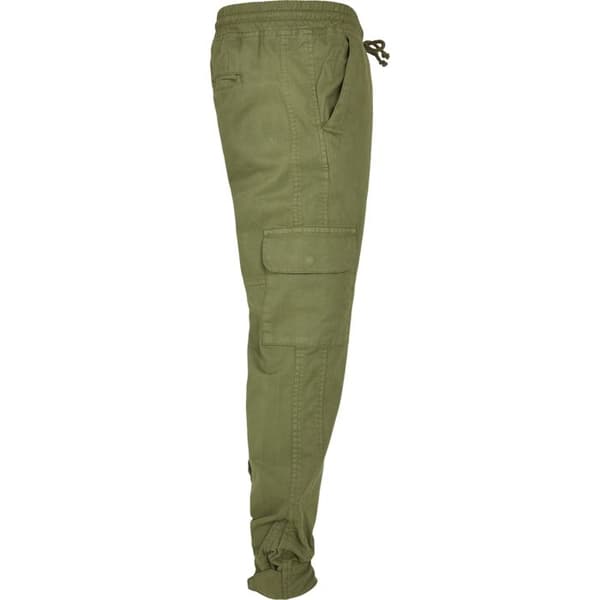 Byxor - Urban Classics - Militär - Olivgrön - Cargo-kurt - Herr