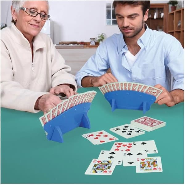 Spelkortshållare - AIDAPT - Set med 2 - Vit - BLÅ - Barn - Unisex - Inomhus