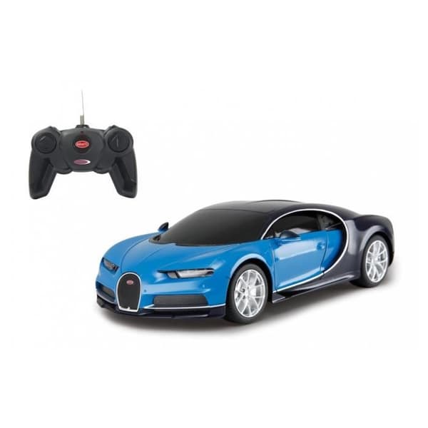 Bugatti Chiron Rastar Radiostyrd bil - Skalmodell 1:24 - Blå