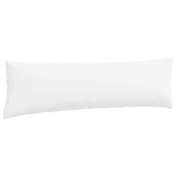 Coussin Vidaxl Soffkuddar 2 st Vit 145 x 40 cm tyg
