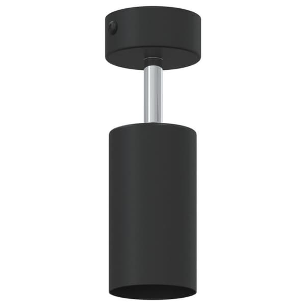 Takspot - Svart - GU10 - Vridbar - Modern design - 6x6x16 cm
