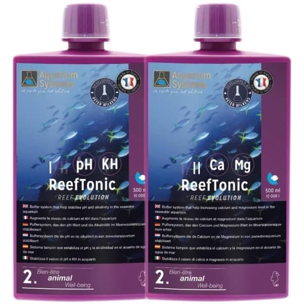 Aquarium Systems Reef Evolution Reef Tonic 1 - 2 Aquatic Stabilizer 2 x 500 ML - 3010006