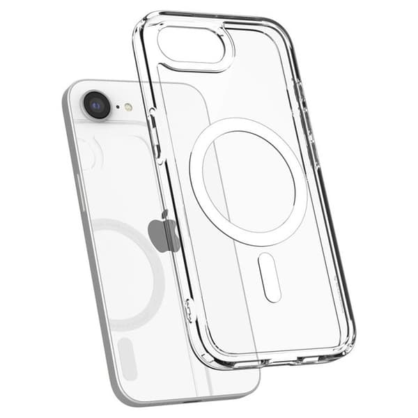 Spigen Ultra Hybrid MagSafe-fodral för iPhone 16e - Vit