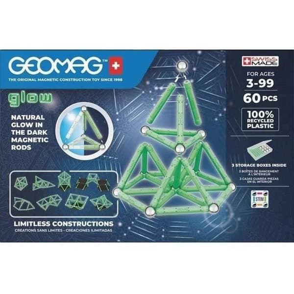 GEOMAG - Miljövänlig 60 st Glow