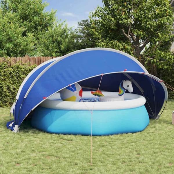 Vidaxl Pooltak Blå 430 x 430 x 210 cm