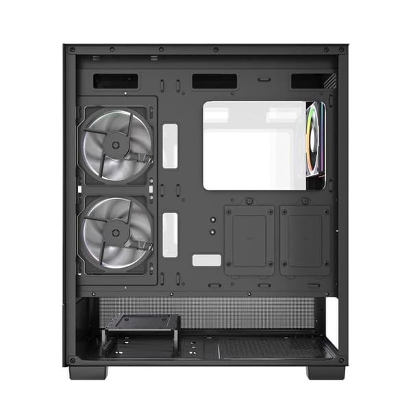 PC-chassi - GEMBIRD - Fornax X550 - Midi Tower - Transparent sidopanel - 3 fläktar - USB-C