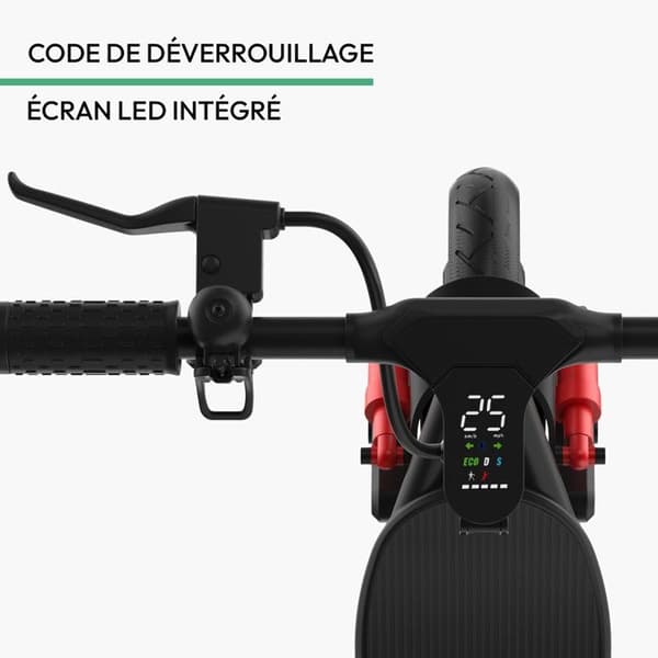 El-steps - WISPEED - Airo V10 - 36 V - 400 W nominellt - 10'' - Svart