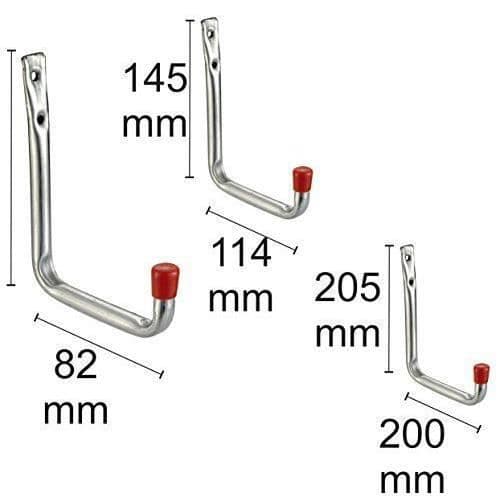 Connex väggcrochet set om 6 - DY31000