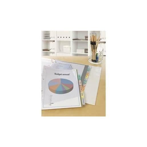 Intervall A4+ 6 positioner i polypropen 0,18 mm - anpassningsbara flikar | AVERY