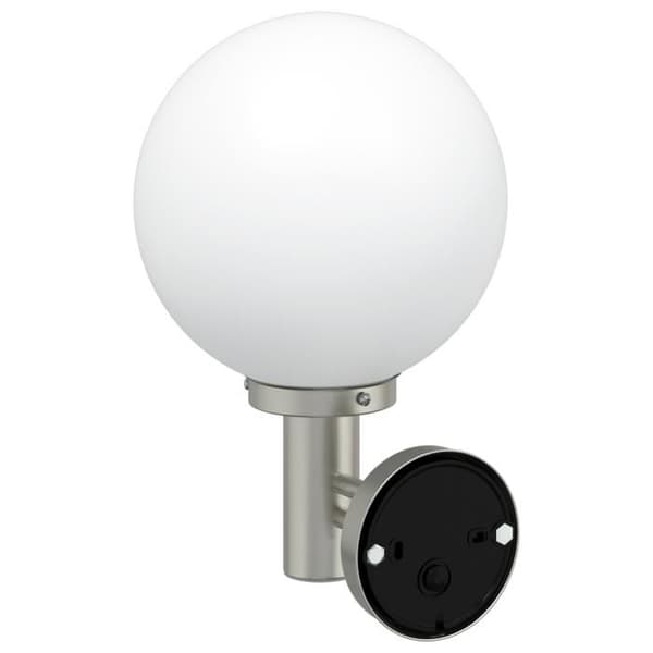 Utomhusvägglampa med sensor i rostfritt stål IP44