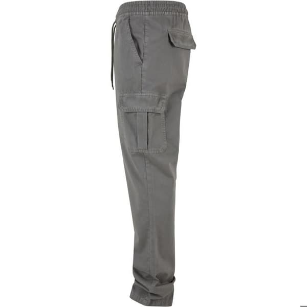 Cargo byxor - Urban Classics - Herr - Mörkgrå - 100% bomull - Elastisk midja