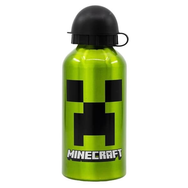 Gourde barn - MINECRAFT - Creeper Grön - Aluminium - 400ml - Unisex
