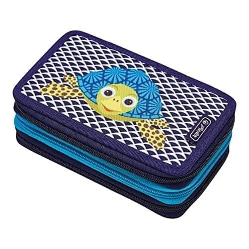 Skolkit - HERLITZ - Sköldpaddsdesign - 31 delar - Polyester - Grön